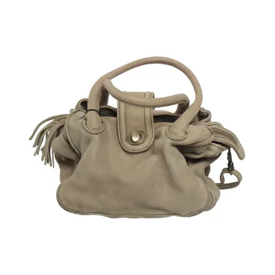 Axelremsväska (Beige) från Caterina Lucchi Bomull, Skinn