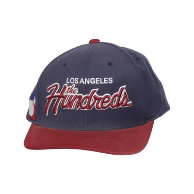 Baseball cap (Blue, Red) from The Hundreds Acrylic, Wool