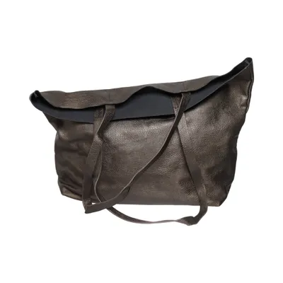 Handbag (Silver) from 24Colours Polyester, Polyurethane