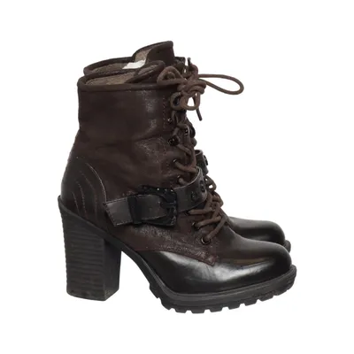 Bottes à lacets (Marron) de Young Spirit Cuir