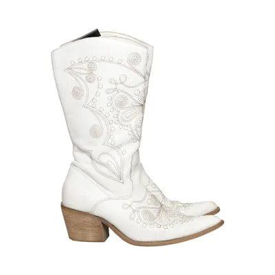 Cowboyboots (Vit) från Street