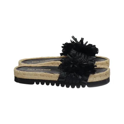 Espadrilles (Schwarz, Beige) von Paul Warmer Leder
