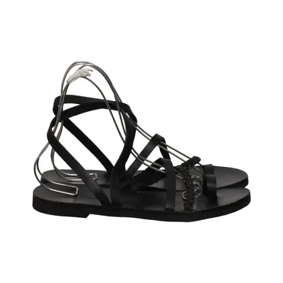 Sandals (Black) from Klimatsakis Leather