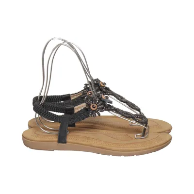 Sandaler (Svart, Beige) från H & D Skinn