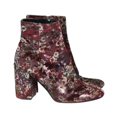 Bottes à talons (Violet, Multicolore) de Vigneron
