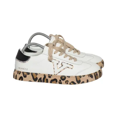 Sneakers (White, Brown, Multicolored) from 19V69-Italia Polyurethane
