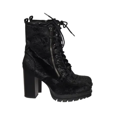 Bottes à talons (Noir) de Star Collection Cuir