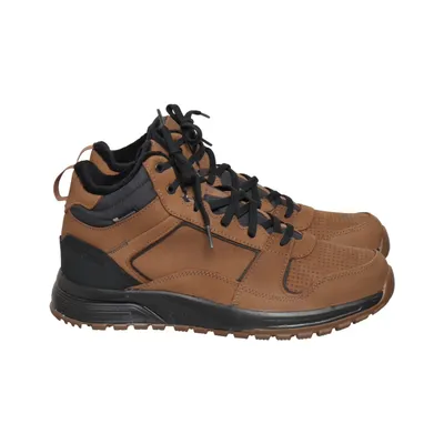 Hoge wandelschoenen (SH500 Mid Leather) Leer