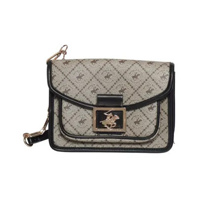 Axelremsväska (Beige, Svart) från Beverly Hills Polo Club