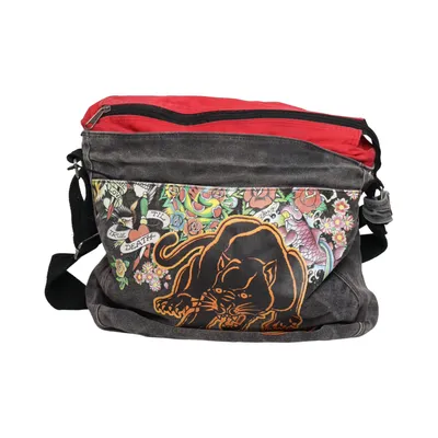 Shoulder-bag (Black, Multicolored) from Ed Hardy