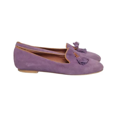 Bottines en daim (Violet) de Alba Moda Cuir
