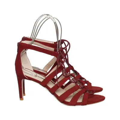 High heel sandals (Red) from The Shoes