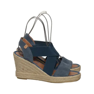 Wedges (Blue) from Verbenas Leather