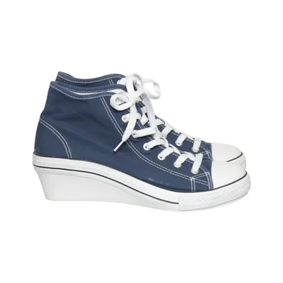 Chaussure compensées (Bleu, Blanc) de LUCKY-Z