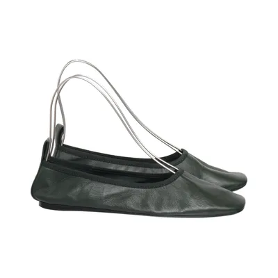 Ballerinas (Grün) von Closed Leder