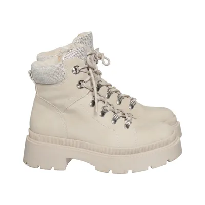 Laced boots (Beige) from Tamaris