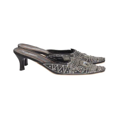 Mules (Black, Multicolored) from Studio London