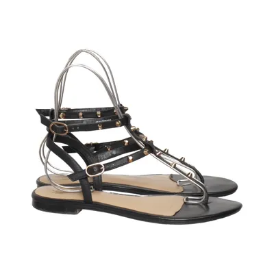Sandales (Noir) de Kiwi Cuir