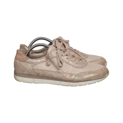 Trainers (Beige) from Relife Leather
