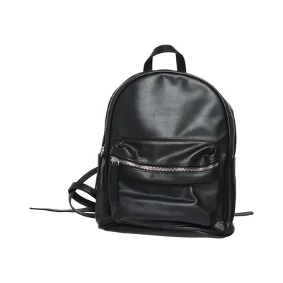 Backpack (Black) from Bershka Accessories Polyurethane