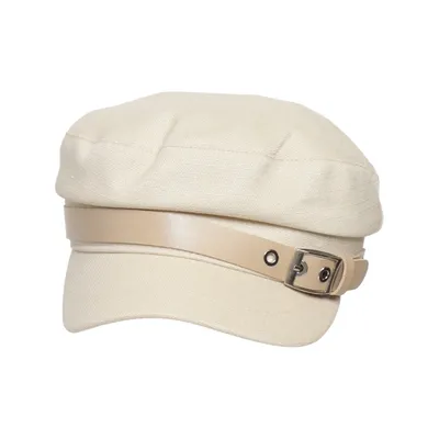 Schipperspet (Beige) Imitatieleer, Polyester
