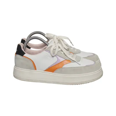 Sneakers (White, Gray, Multicolored) from Blauer Leather