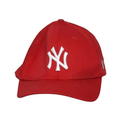 Baseballkeps (Röd, Vit) från New Era Bomull, Elastan