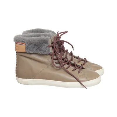 Bottes à lacets (Beige, Gris) de Napapijri Acrylique