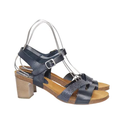Sandaletten (Blauw) van Cypres Leer
