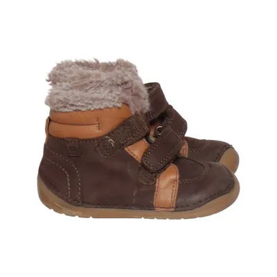 Ankle boots (Brown) from Elefanten Acrylic, Leather, Wool
