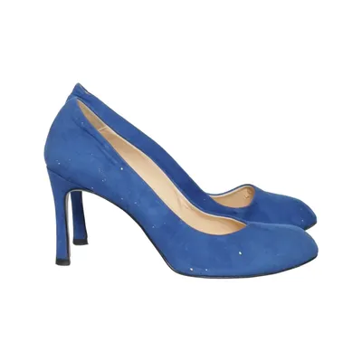 Pumps (Blue) from Ovyé Leather