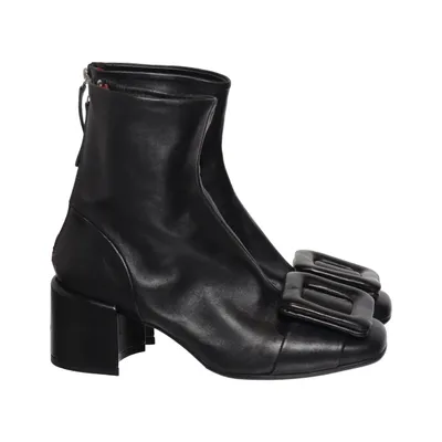 Heeled boots (Black) from Halmanera