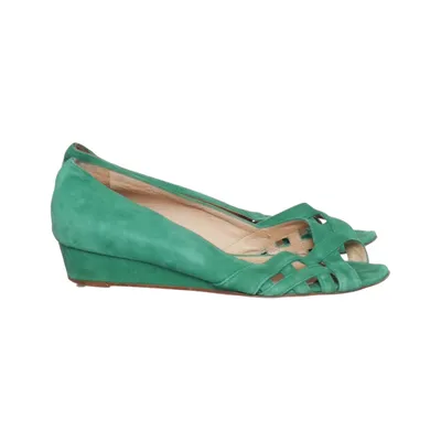 Sandales (Vert) de Sarenza Cuir