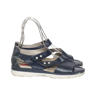 Sandals (Blue) from Relife Leather