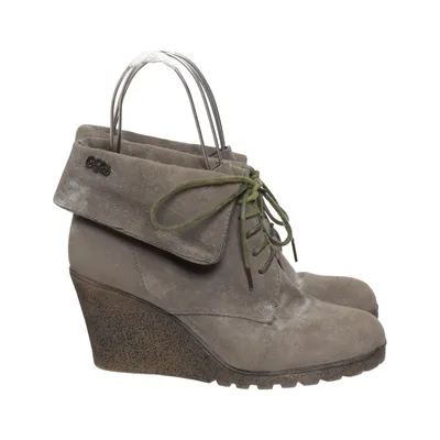 Bottes à lacets (Gris) de Buffalo Girl Polyester