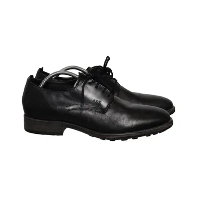Derbyskor (Svart) från AM Shoe Company Skinn