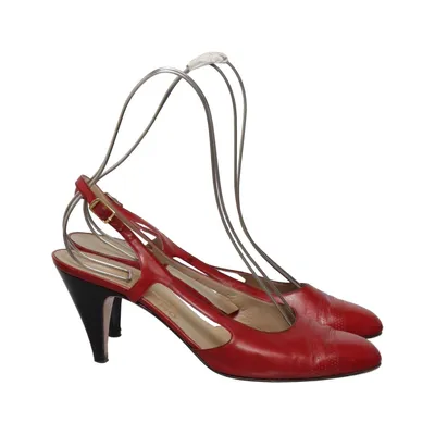 Sandaletten (Rood) van Salvatore Ferragamo Leer