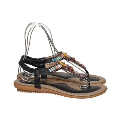 Sandals (Black, Beige, Multicolored) from Siketu