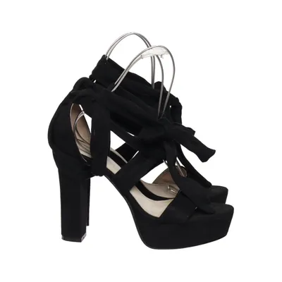 Sandales à talons hauts (Noir) de H & D Cuir