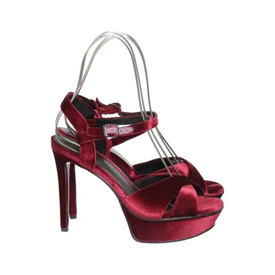High heel sandals (Red) from Lola Cruz Leather
