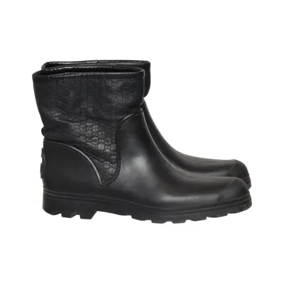 Low rubber boots (Black) from Gucci