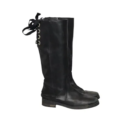 Bottes (Noir) de Zara Girls Cuir
