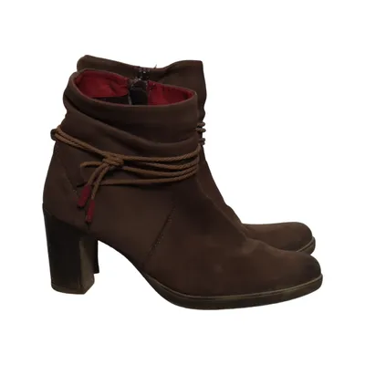 Heeled boots (Brown) from Tamaris Leather