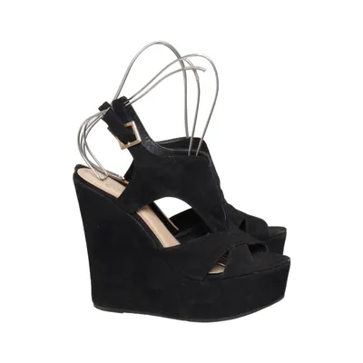 Chaussure compensées (Noir) de Tulipano Cuir