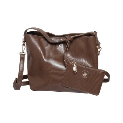Sac à bandoulière (Marron) de Beverly Hills Polo Club