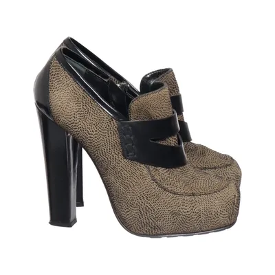Bottes à talons (Beige, Noir) de Proenza Schouler Cuir