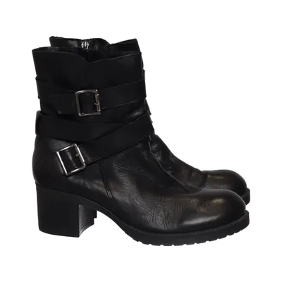 Heeled boots (Black) from Sweet Lemon