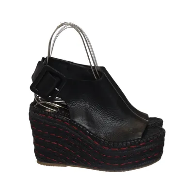 Wedges (Black) from Paloma Barceló