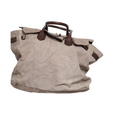 Handbag (Beige, Brown) from Luruena
