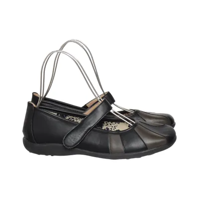 Ballet flats (Black, Gray) from Wonderful Leather